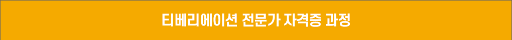 티베리에이션 전문가 자격증 과정